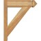 Ekena Millwork Traditional Rough Sawn Arts and Crafts Outlooker, Western Red Cedar, 6"W x 20"D x 24"H OUT06X20X24TRA03RWR - alternate 4